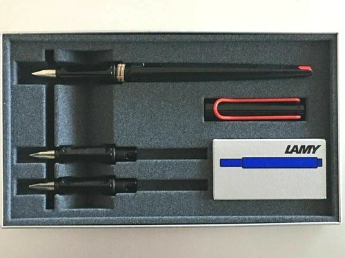 Lamy joy set - schwarz, rot